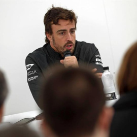 El piloto español de McLaren, Fernando Alonso, ha sido rotundo esta tarde tras la sexta sesión de ensayos en el Circuito de Barcelona-Cataluña. /EFE