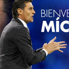 Míchel ya es nuevo técnico del Málaga. /@MalagaCF