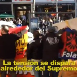 El juicio del 'procés' muestra a las dos Españas enfrentadas a las puertas del Supremo