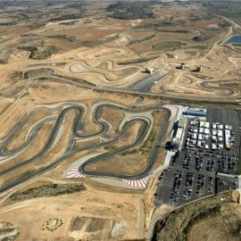 Imagen aérea del circuito de Moto GP Motorland de Aragón / EFE