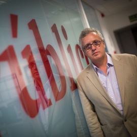 El candidato a presidir el PP de Madrid, Luis Asúa, en la redacción de Público. CHRISTIAN GONZÁLEZ