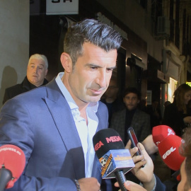 Figo no compara su situación con la de Morata