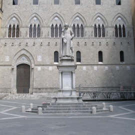 Sede del banco Monte Dei Paschi, en Siena. E.P.