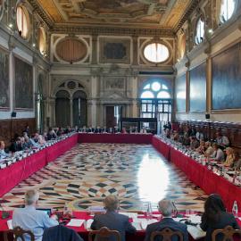 Una sesión plenaria de la Comisión de Venecia del Consejo Europeo.
