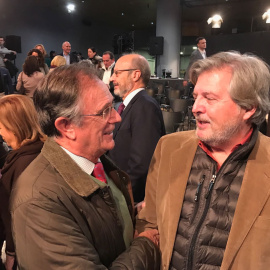 El Presidente del Foro de la Familia con el ministro Íñigo Méndez Vigo