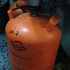 Bombona de butano. E.P.