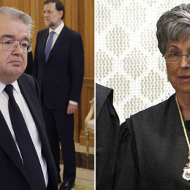 Juan José González Rivas y Encarnación Roca, nombrados presidente y vicepresidenta del Tribunal Constitucional. - EFE