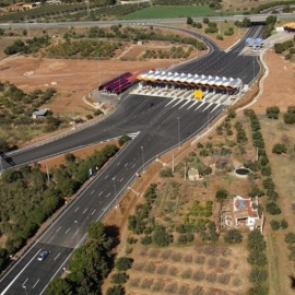 Vista de la autopista AP-7, explotada por Abertis. E.P.