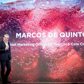 Marcos de Quinto en una presentación de Coca-Cola. E.P.