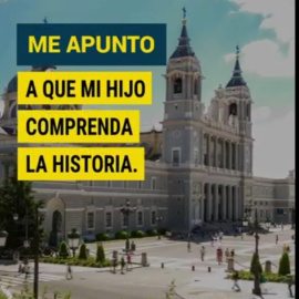 Imagen de la campaña 'Me apunto a religión' de la Conferencia Episcopal.