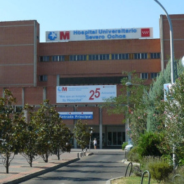 Fachada del hospital Severo Ochoa de Leganés.