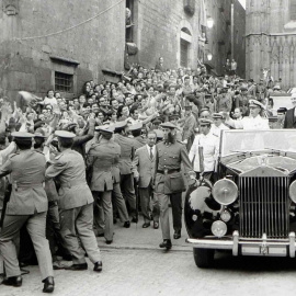 Visitas de Franco a Barcelona. EFE