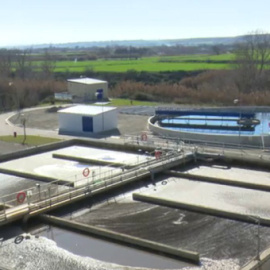 Una depuradora en Aragón.