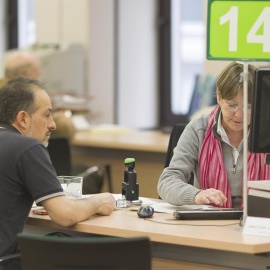 Una oficina de la Seguridad Social. E.P.