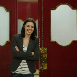 La portavoz parlamentaria de Podemos, Irene Montero. E.P.
