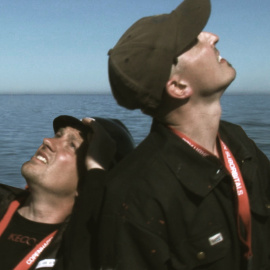 Peter Madsen y Kristian von Bengstom en 'Amateurs en el espacio'