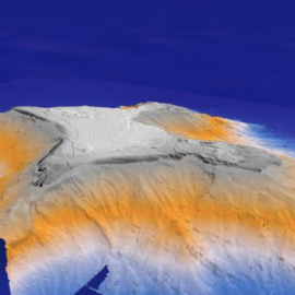 El monte submarino Tropic, donde los investigadores hallaron teluro. NOC/NERC
