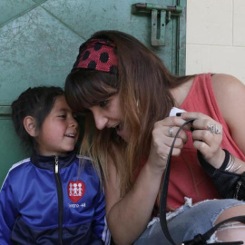 La cantante Rozaléz