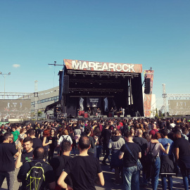Vista del Festival Marearock, en su edición de 2018