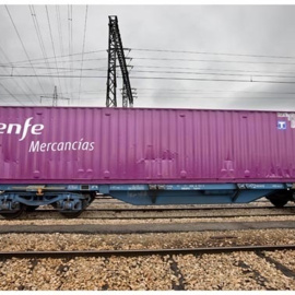 En la actualidad, solo el 4% de la carga que se mueve en Espala lo hace en tren. RENFE
