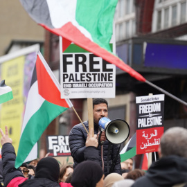 Una manifestación por la causa palestina en Londres, a 16 de diciembre de 2023.- Stefan Rousseau / PA Wire / dpa / Europa Press.