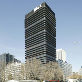 Torre BBVA en el complejo Azca de Madrid. E.P.