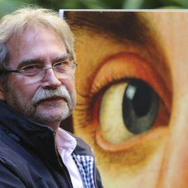 Jaume Cabré durant la presentació del seu darrer llibre. EFE