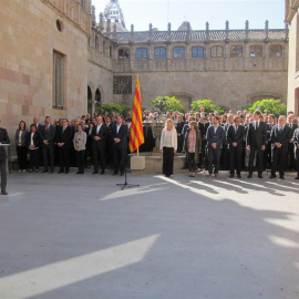 L'acte d'aquest divendres al Pati dels Tarongers. EUROPA PRESS