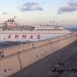 Imagen del vídeo de la colisión. EmergCAN