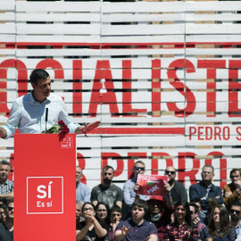 Pedro Sánchez en campanya pel liderat a Catalunya