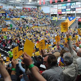 Una imatge d'una assemblea anterior de l'ANC. ANC