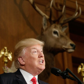 Trump, en un acto en Washington el pasado miércoles. REUTERS/Kevin Lamarque