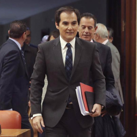 El secretario de Estado de Seguridad, José Antonio Nieto, comparece en la Comisión de Interior del Congreso para dar cuenta de la reunión que el 8 de marzo mantuvo con Pablo González, encarcelado junto con su hermano Ignacio. | BALLESTEROS 