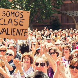   Acto de Barcelona en Comú mayo de 2015 / Foto cedida por Marc Lozano