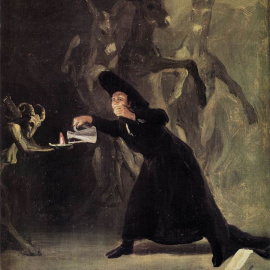  'La lámpara del diablo' (1798), Francisco de Goya.