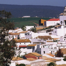 Imagen del pueblo de Burguillos colgada en la web del mismo Ayuntamiento de Burguillos.