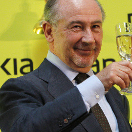 Rodrigo Rato, en la salida a bolsa de Bankia en julio de 2011. EFE
