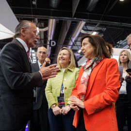  El acto de apertura ha estado presidido por la ministra de Defensa, Margarita Robles; la secretaria de Estado de Defensa, Mª Amparo Valcarce; y el presidente de la Fundación FEINDEF, Julián García Vargas.- FEINDEF