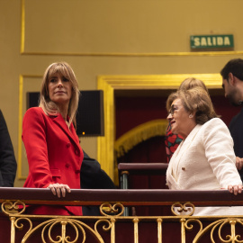  Foto de archivo de la esposa de Pedro Sánchez, Begoña Gómez, en la tribuna de invitados del Congreso de los Diputados. Eduardo Parra / Europa Press