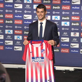 Álvaro Morata, nuevo delantero del Atlético de Madrid