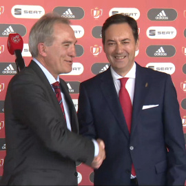 Cordialidad entre los dirigentes de los equipos semifinalistas de la Copa