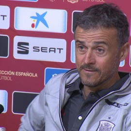 Luis Enrique en rueda de prensa 