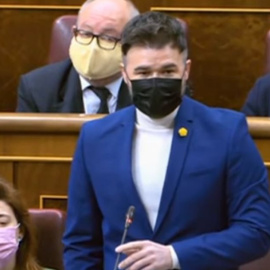 Rufián: "Si las democracias del mundo fueran casas, la democracia española sería una chabola"