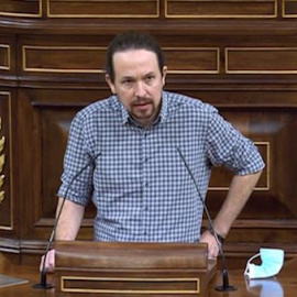 Así se despide Pablo Iglesias del Congreso