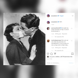 Sara Sálamo borra una foto dándose un beso con Isco