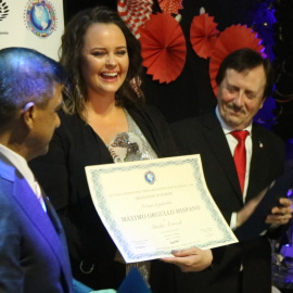 Shaila Durcal recibe el Premio 'Máximo Orgullo Hispano'