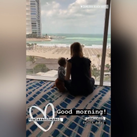 Natalia Sánchez y Marc Clotet disfrutan de sus vacaciones en Dubai