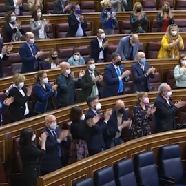 El momento en el que el Congreso ha dado el 'sí' definitivo a la Ley de Eutanasia