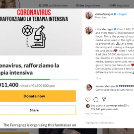 Los famosos italianos unen fuerzas para luchar contra el coronavirus