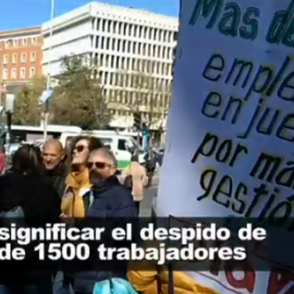 La plantilla de Supermercados Día se manifiesta ante la amenaza de ERE